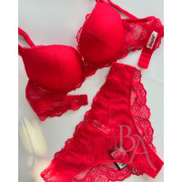 Комплект жіночої спідньої Balaloum 9436 червоний