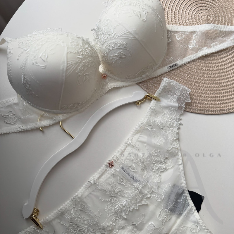 Комплект жіночої спідньої білизни Balaloum  9451  молочний