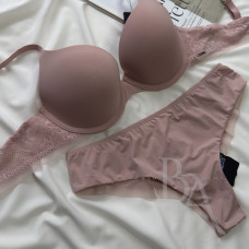 Комплект жіночої спідньої білизни Balaloum  9473 пудра
