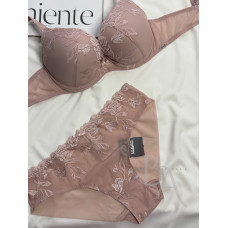 Комплект жіночої спідньої білизни Balaloum 9450 пудра