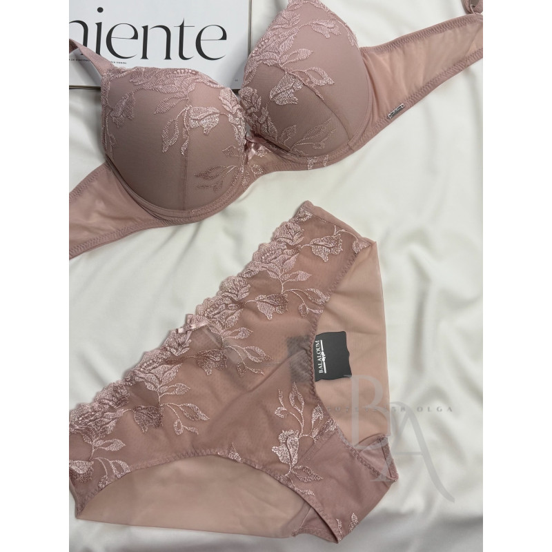 Комплект жіночої спідньої білизни Balaloum 9450 пудра Комплект жіночої спідньої білизни Balaloum 9450 пудра