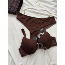 Комплект жіночої спідньої білизни Balaloum  9473 коричневий