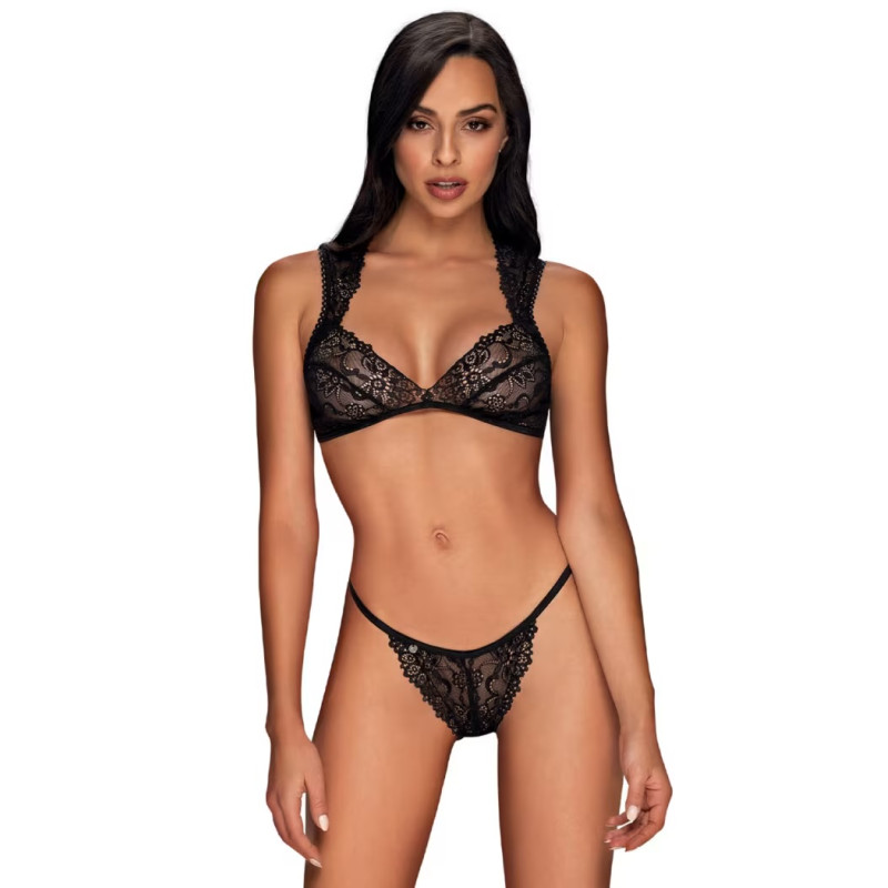 Мереживний комплект білизни Obsessive ELISETTA Мереживний комплект білизни Obsessive ELISETTA