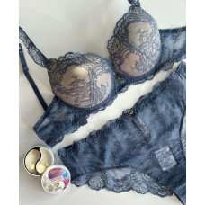 Комплект жіночої спідньої Balaloum 9436 синій