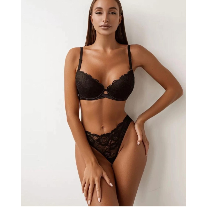 Комплект жіночої спідньої білизни Balaloum 9370 чорний