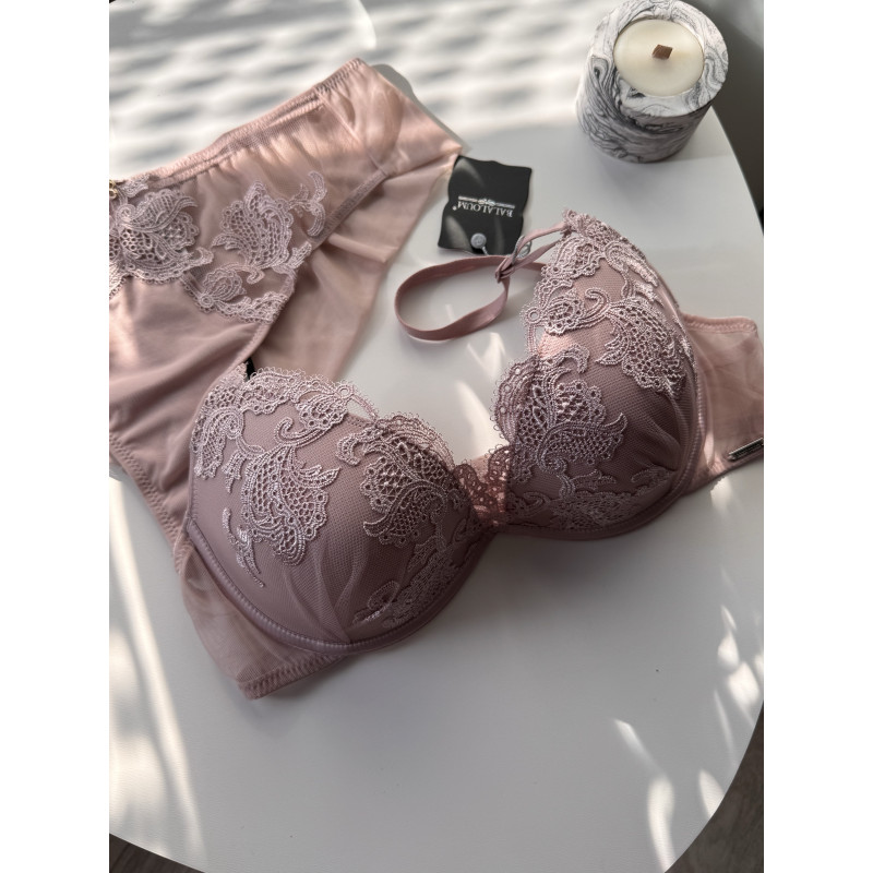  Комплект жіночої спідньої білизни Balaloum 9397  пудра