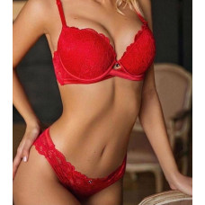 Комплект жіночої спідньої білизни Balaloum  9370 червоний